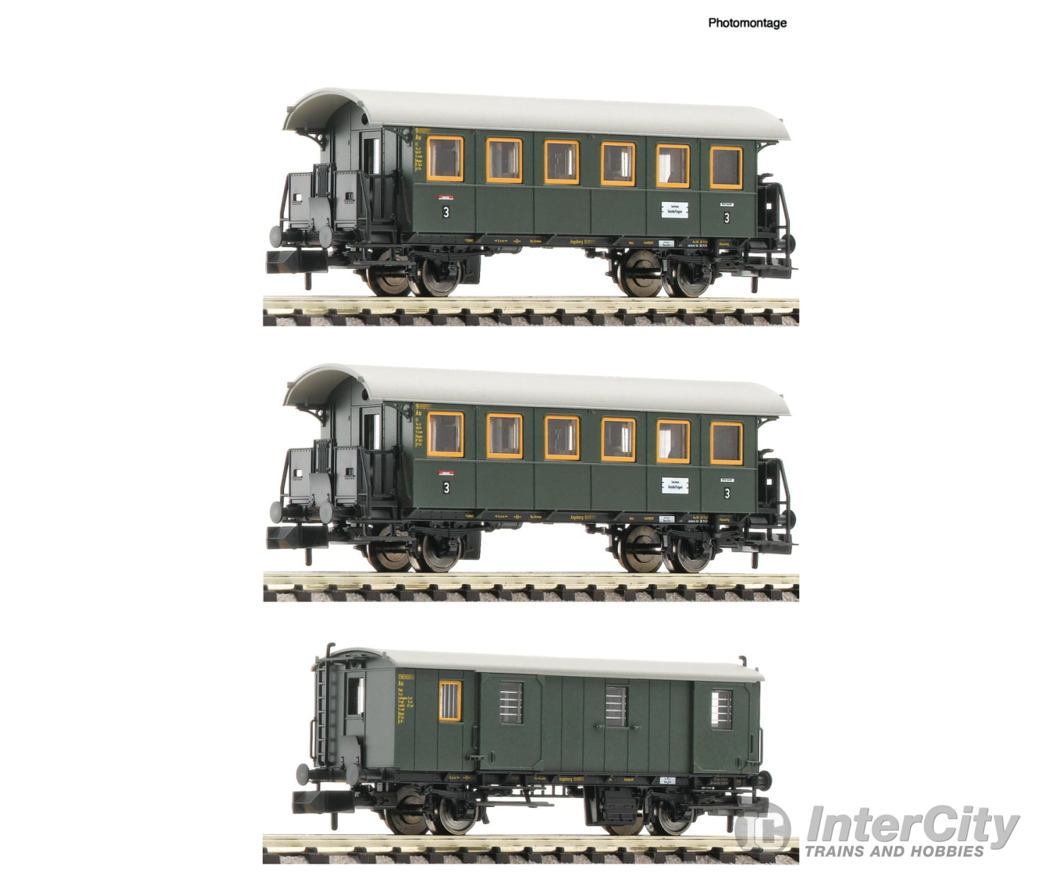 Fleischmann 6260023 N 3-Piece Set: Passenger Train Db Era 3 European Cars
