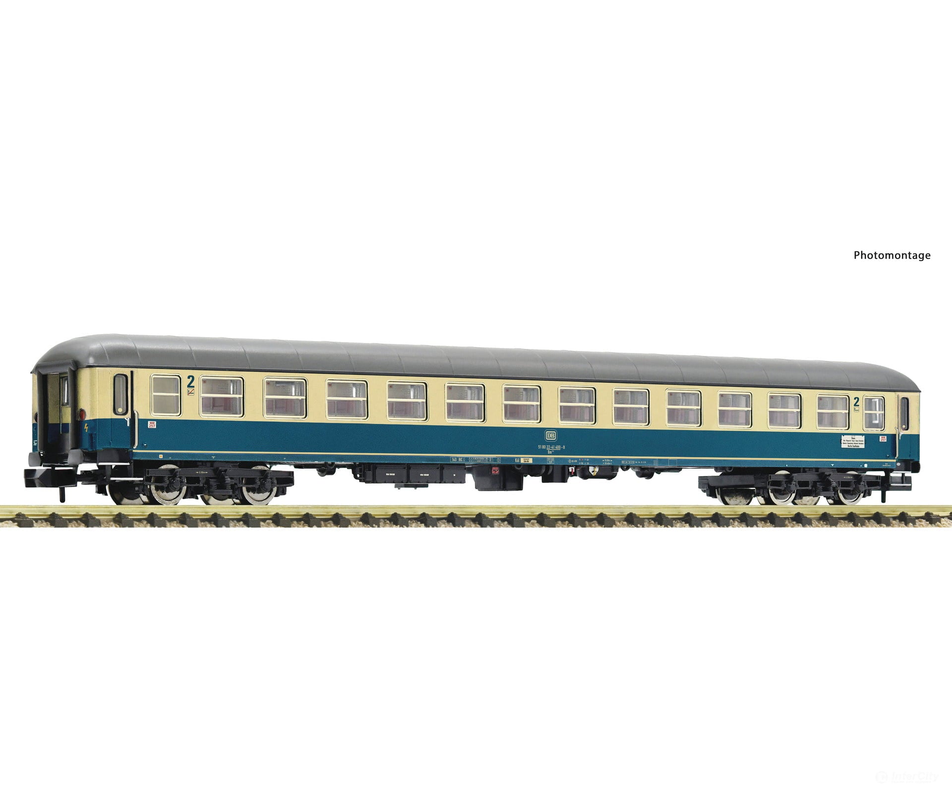 Fleischmann 6260035 N 2Nd Class Express Train Coach Db Era 4 European Passenger Cars