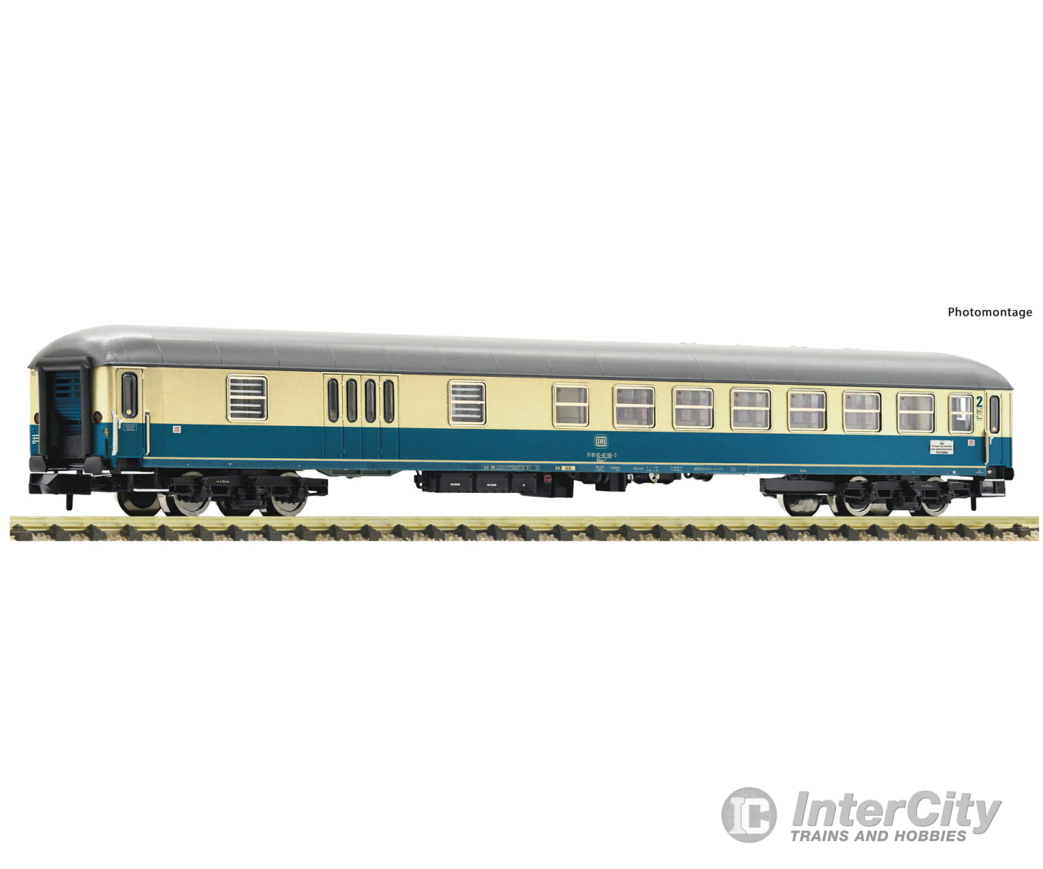 Fleischmann 6260037 N 2Nd Class Express Train Coach With Baggage Compartment Db Era 4 European