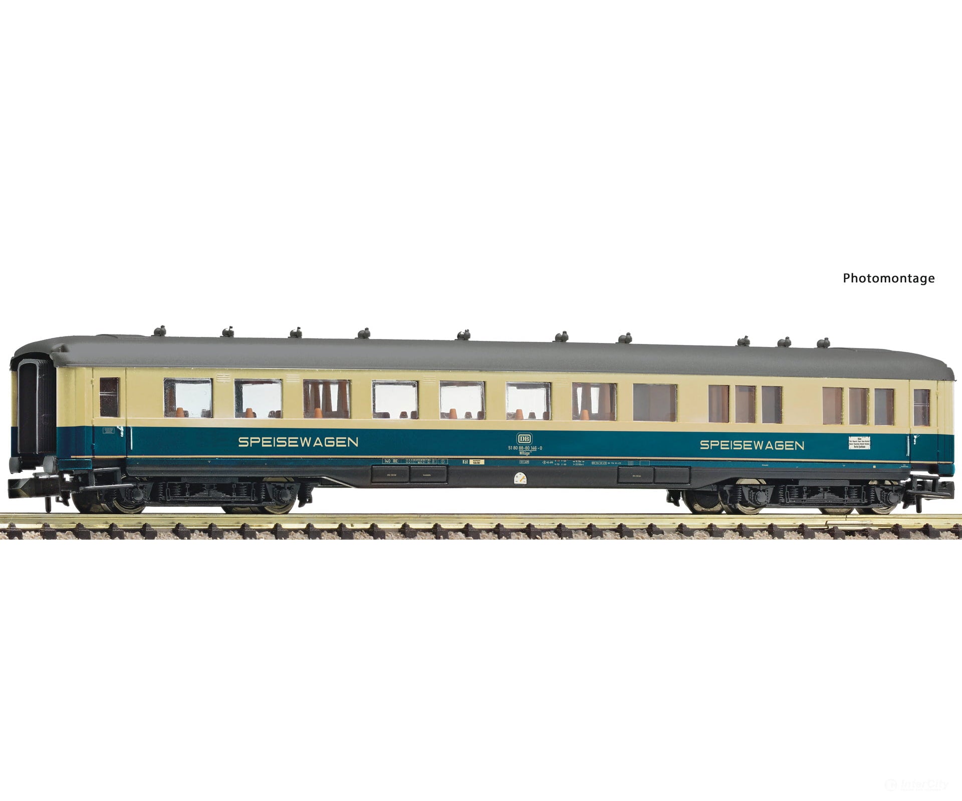 Fleischmann 6260038 N Skirted Dining Coach Db Era 4 European Passenger Cars