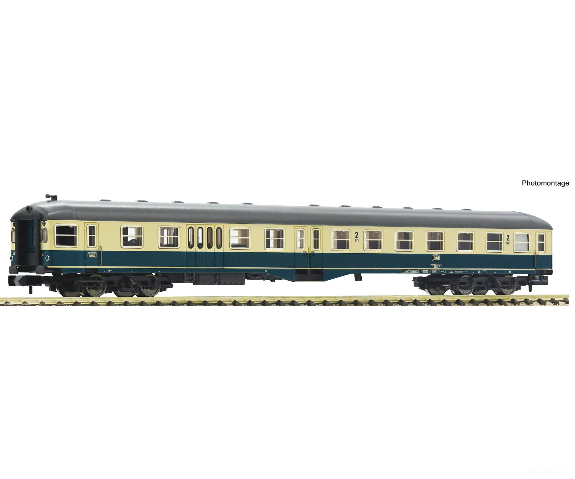 Fleischmann 6260052 N 2Nd Class Center Entry Control Cab Coach With Luggage Compartment Db European