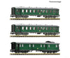 Fleischmann 6260054 N 3 Piece Set: Passenger Train Sncb European Cars