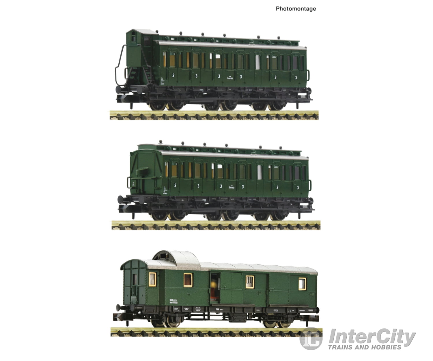 Fleischmann 6260055 N 3-Piece Set: Passenger Train Öbb European Cars