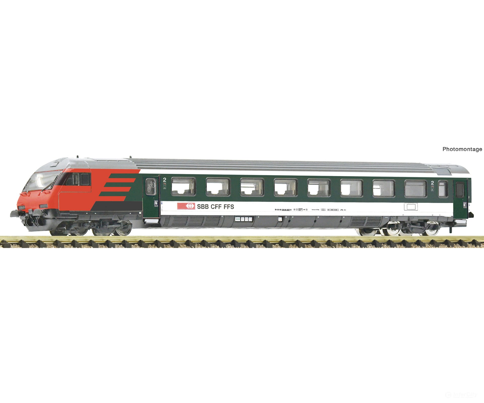 Fleischmann 6260059 N 2Nd Class Control Cab Coach For Ew-Iv Commuter Trains Sbb European Passenger