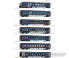 Fleischmann 6260065 N 7 Piece Set: Nightjet Öbb European Passenger Cars