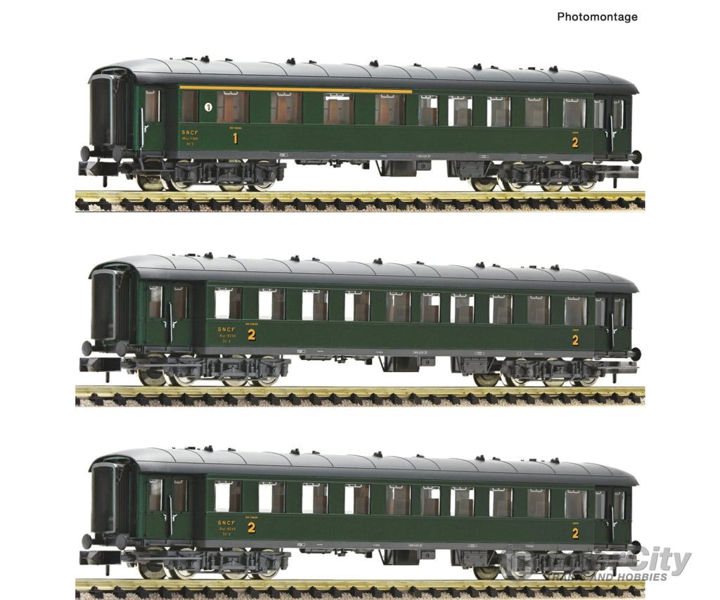 Fleischmann 6260067 N 3 Piece Set: Passenger Train Sncf European Cars