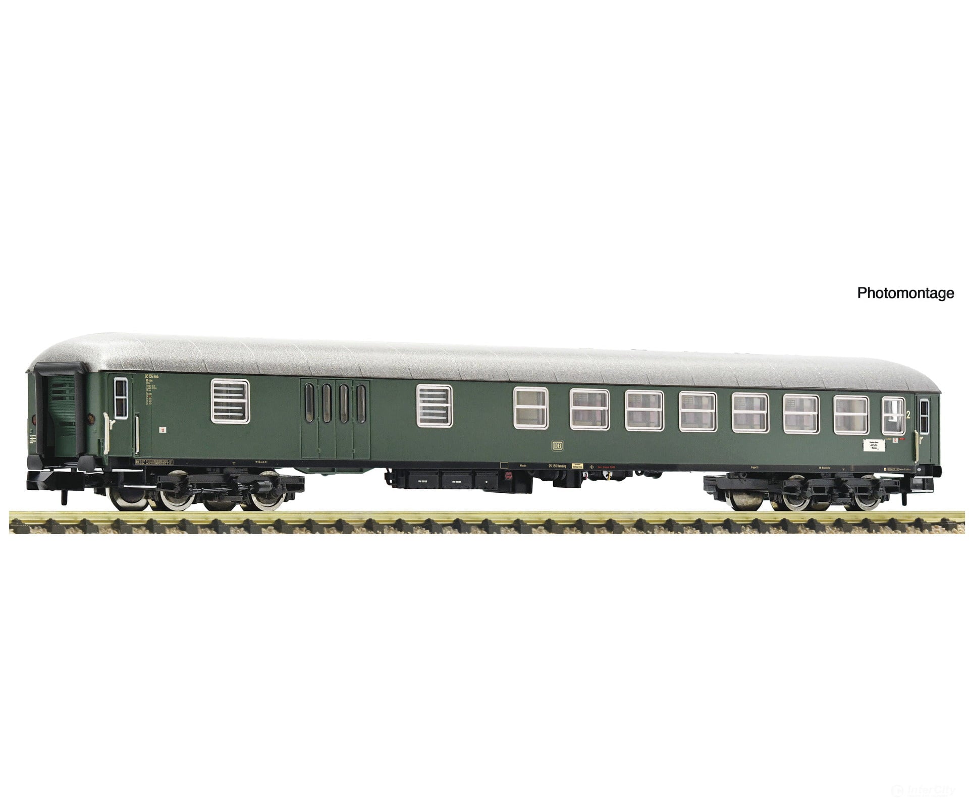 Fleischmann 6260072 N 2Nd Class Express Train Coach With Luggage Compartment Db European Passenger