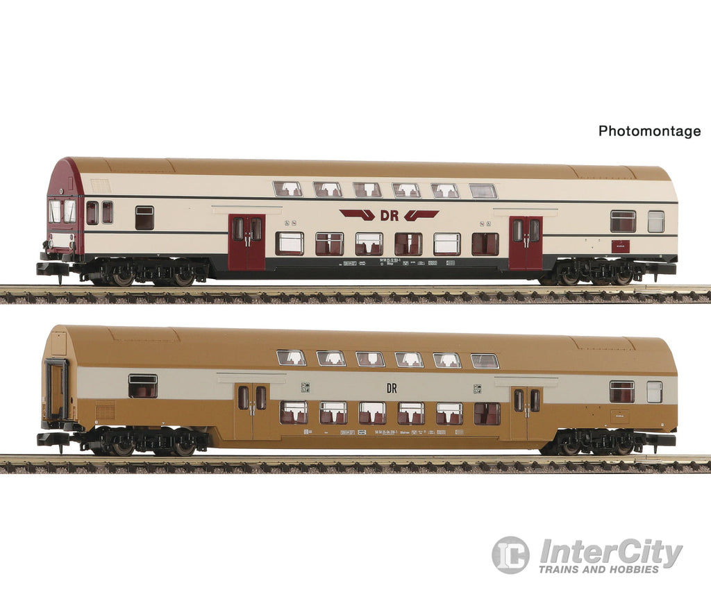 Fleischmann 6260074 N 2 Piece Set (1): Double-Deck Coaches Dr European Passenger Cars