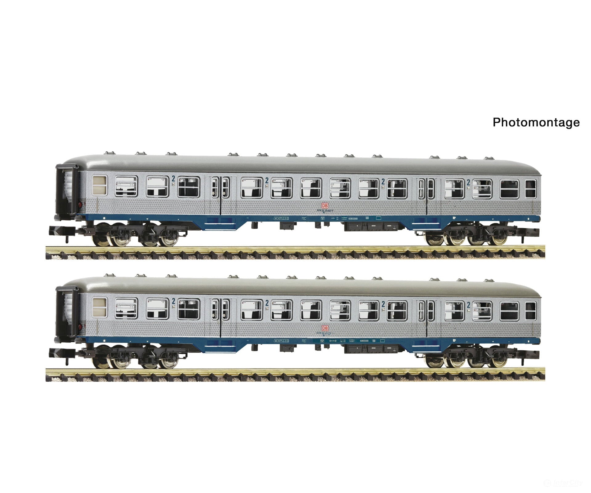Fleischmann 6260091 N 2 piece set (2): Commuter coaches DB AG European Passenger Cars