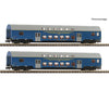 Fleischmann 6260092 N 2 piece set: Double-deck coaches CSD European Passenger Cars