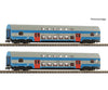 Fleischmann 6260093 N 2 piece set: Double-deck coaches CD European Passenger Cars