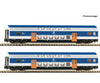 Fleischmann 6260094 N 2 piece set (2): Double-deck coaches VEB European Passenger Cars