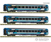 Fleischmann 6260104 N 3 piece set: Eurofima express train coaches MAV European Passenger Cars