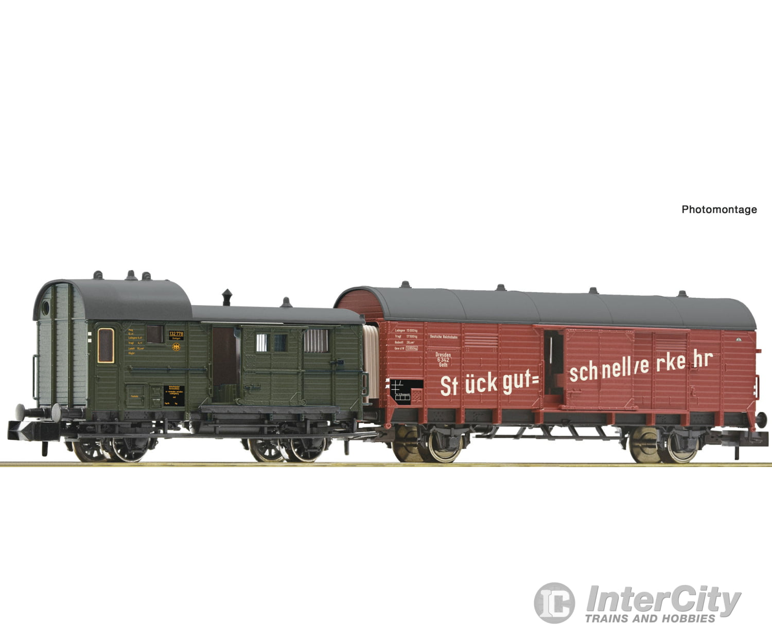 Fleischmann 6660032 N Leig Wagon Unit 1 Drg Era 2 European Freight Cars