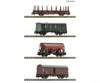 Fleischmann 6660044 N 4-Piece Set: Freight Train Db Era 4 European Cars