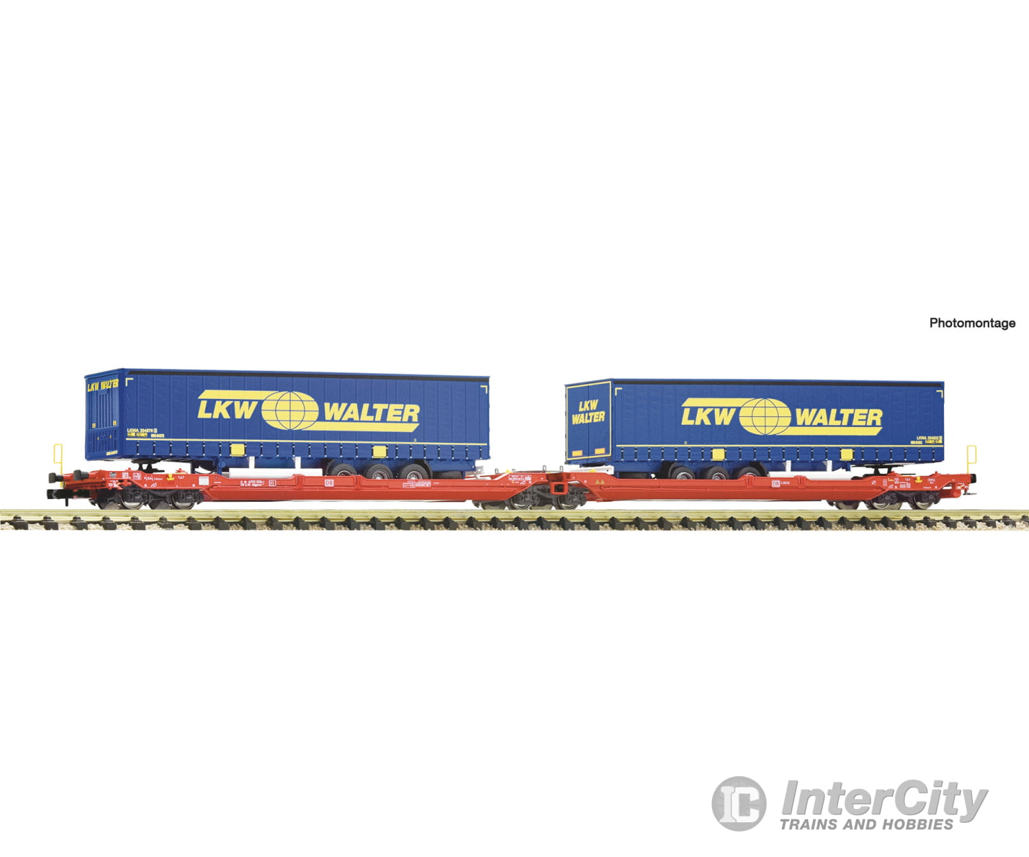 Fleischmann 6660050 N Articulated Double-Pocket Wagon T3000E Db Ag European Freight Cars