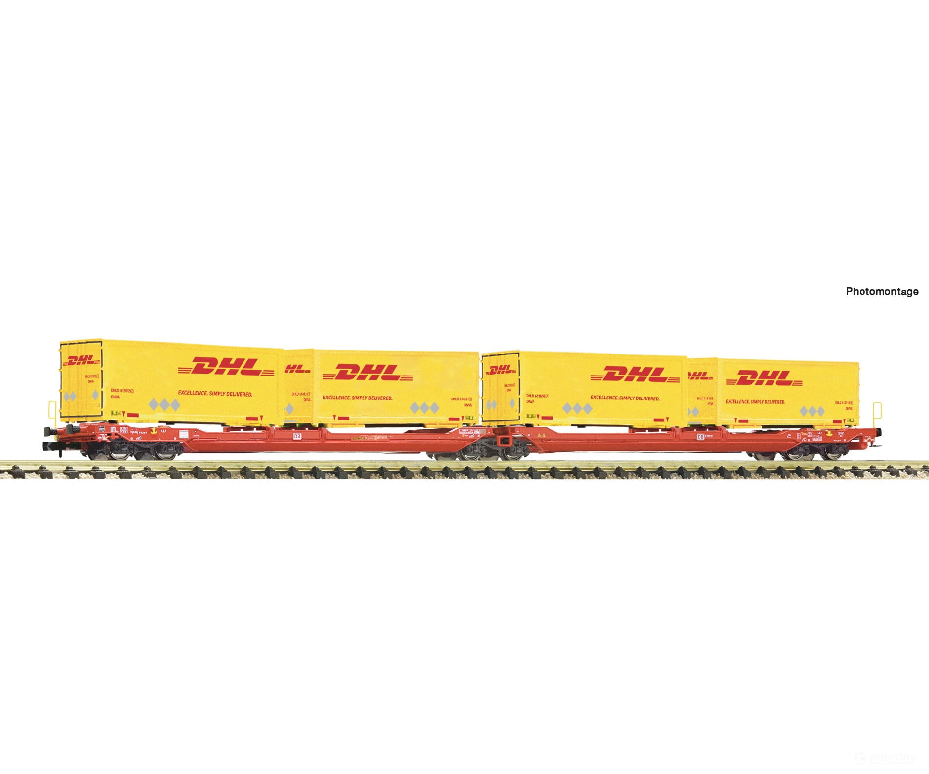 Fleischmann 6660051 N Articulated Double-Pocket Wagon T3000E Db Ag European Freight Cars