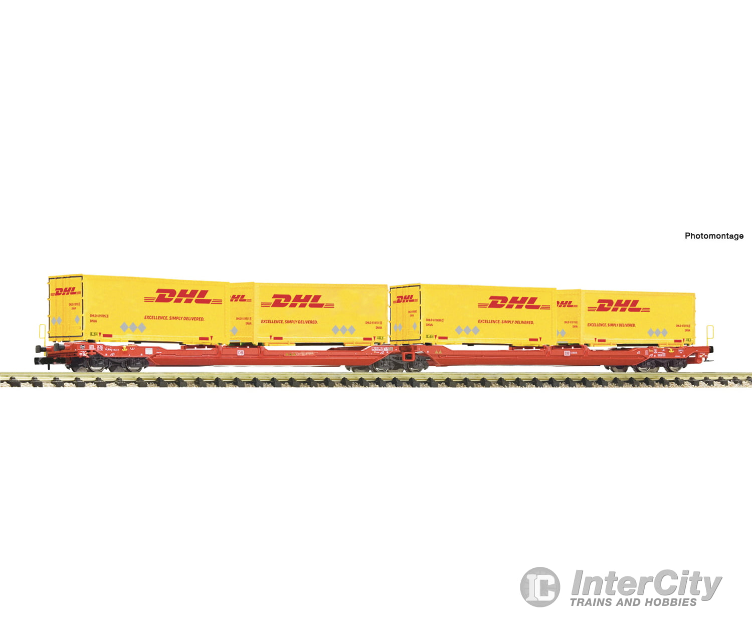 Fleischmann 6660051 N Articulated Double-Pocket Wagon T3000E Db Ag European Freight Cars