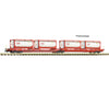 Fleischmann 6660054 N Articulated Double-Pocket Wagon T3000E Öbb/Rcw European Freight Cars
