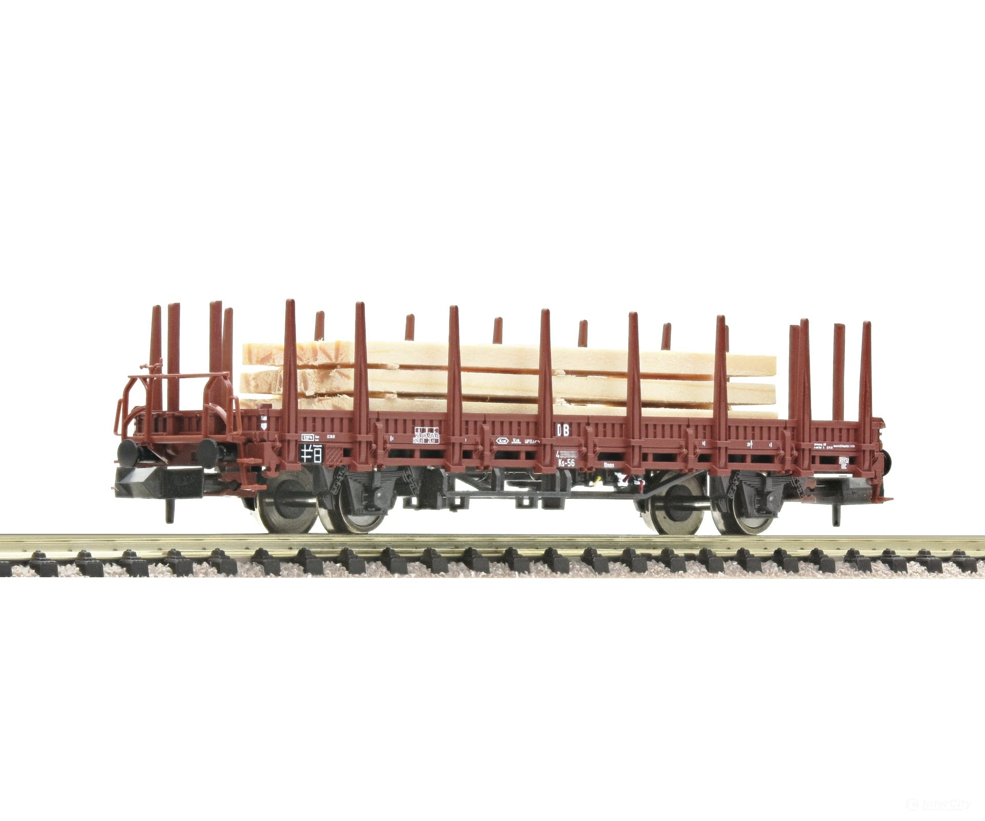 Fleischmann 6660059 N Insert Type Stake Wagon Db Era 3 European Freight Cars