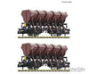 Fleischmann 6660060 N 2-Piece Set: Trough Tipping Wagon Db Era 3 European Freight Cars