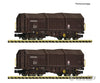 Fleischmann 6660075 N 2 Piece Set: Telescopic Hood Wagons Öbb European Freight Cars