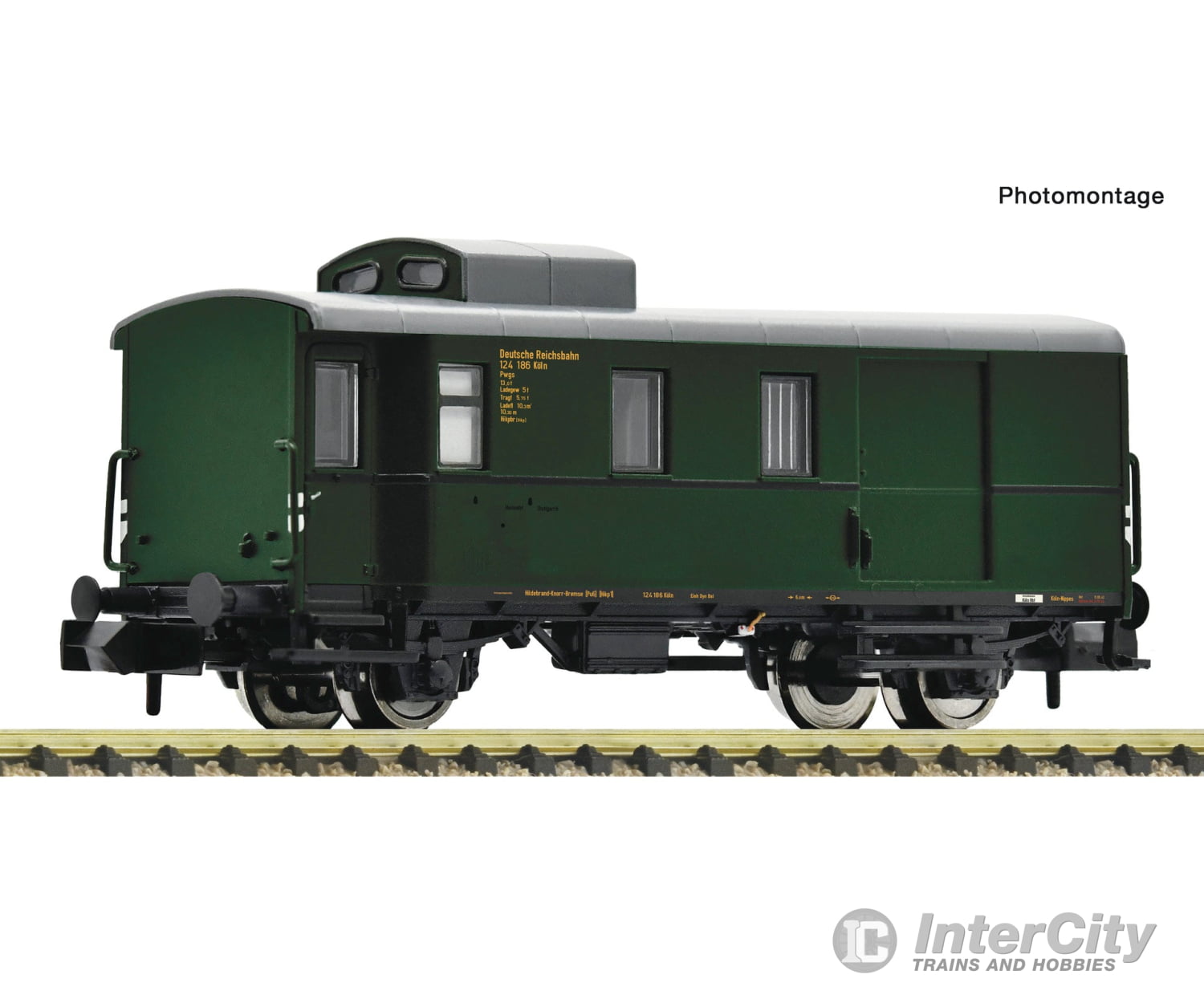 Fleischmann 6660082 N Goods Train Luggage Wagon Drb European Freight Cars