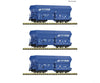 Fleischmann 6660086 N 3-Piece Set: Self-Unloading Wagons Pkp Cargo European Freight Cars