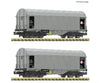 Fleischmann 6660087 N 2 Piece Set: Sliding Tarpaulin Wagons Cd European Freight Cars