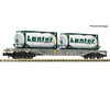 Fleischmann 6660088 N Container carrier wagon AAE European Freight Cars