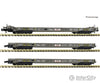 Fleischmann 6660093 N 3 Piece Set: Rollende Autobahn Hupac European Freight Cars