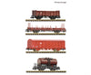 Fleischmann 6660096 N 4 Piece Set: Goods Train Mav European Freight Cars