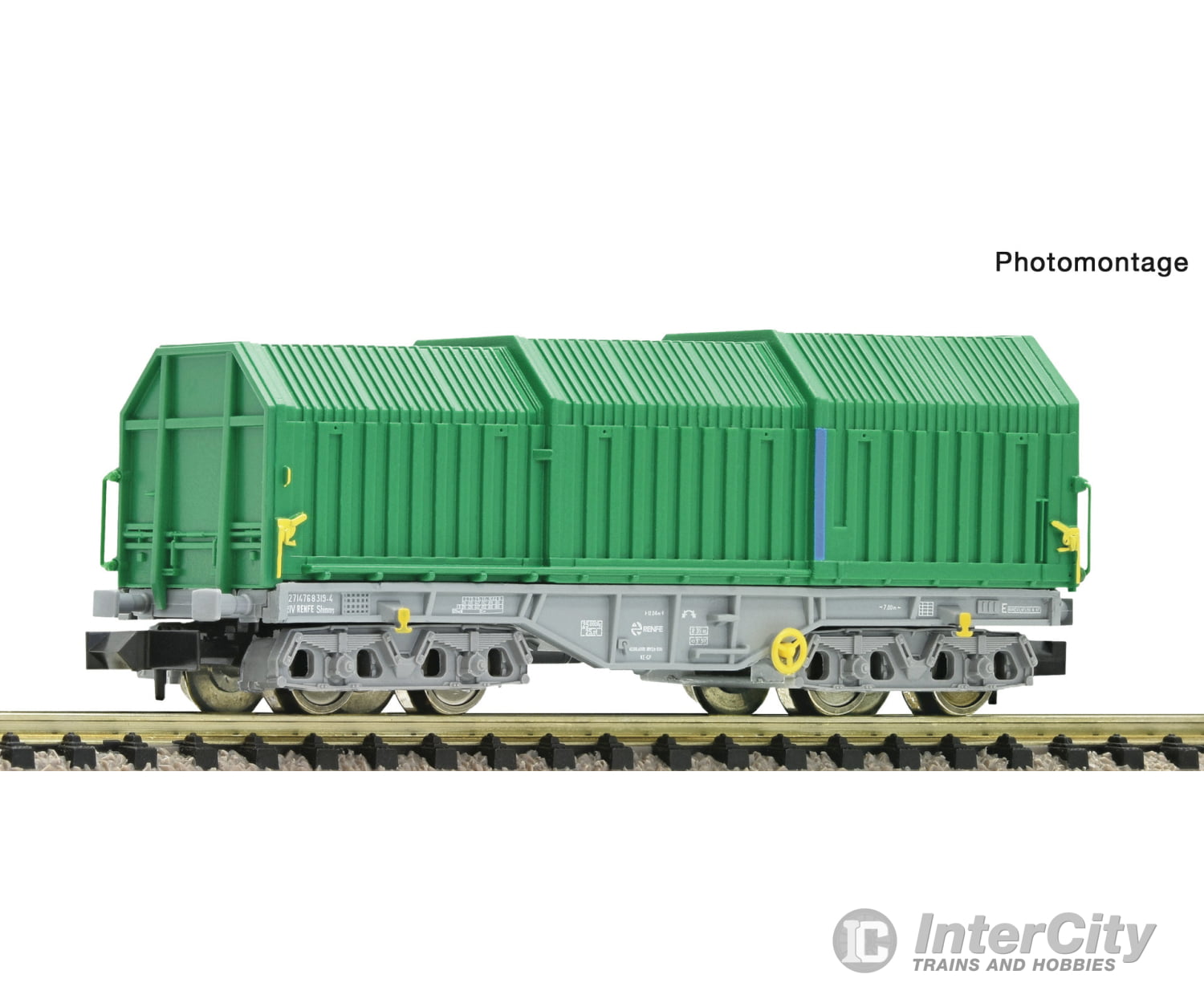 Fleischmann 6660099 N Telescopic Hood Wagon Renfe European Freight Cars