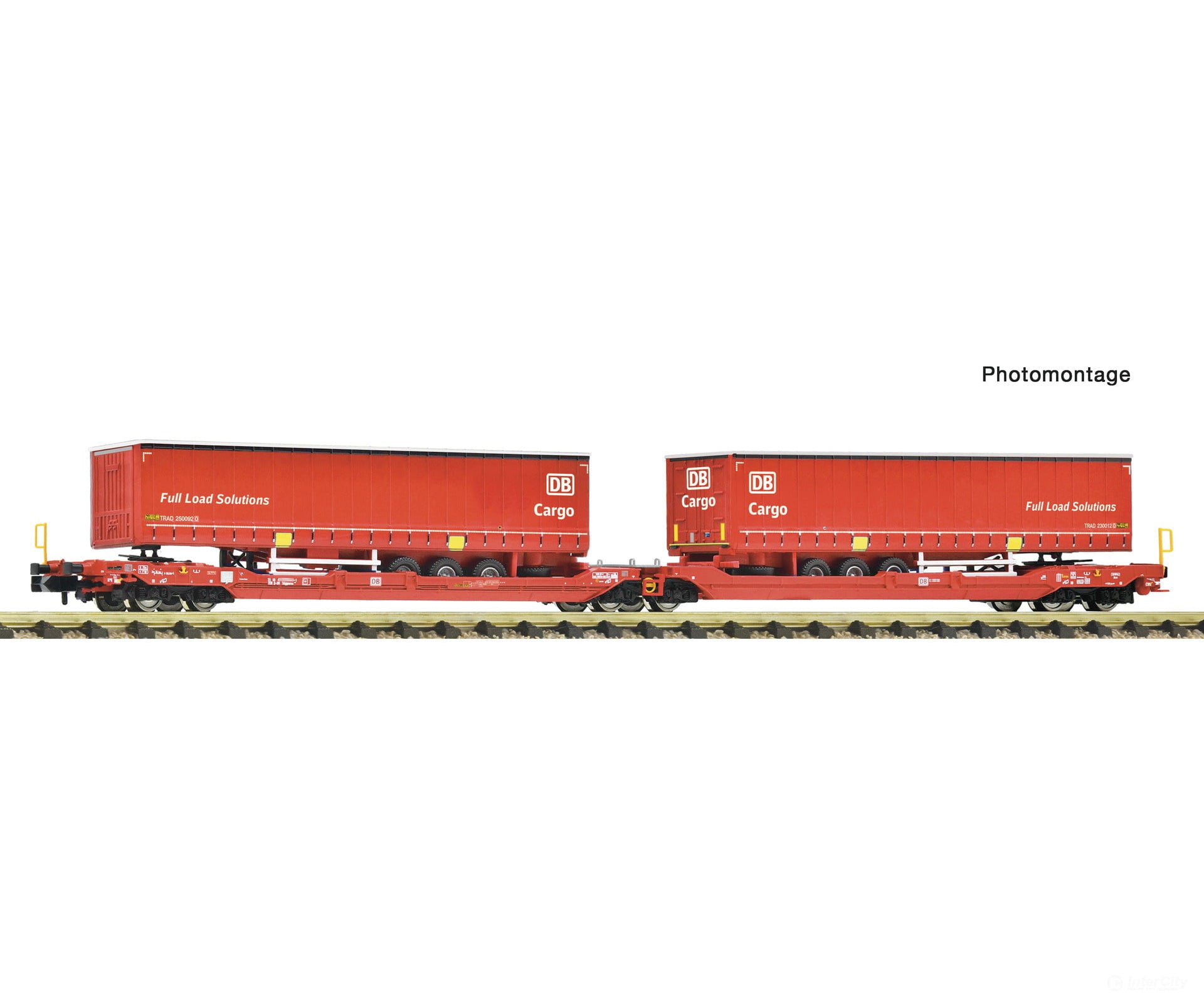 Fleischmann 6660103 N Articulated double-pocket wagon T3000e DB AG European Freight Cars