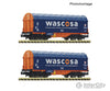 Fleischmann 6660105 N 2 Piece Set: Sliding Tarpaulin Wagons Wascosa European Freight Cars