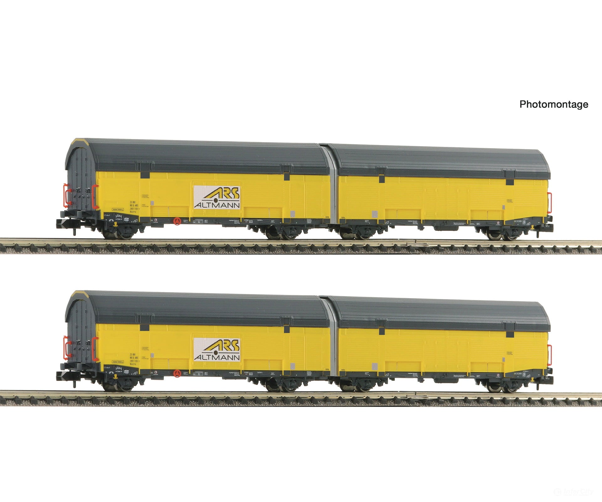 Fleischmann 6660112 N 2-Piece Set 2: Car Transport Ars Altmann European Freight Cars