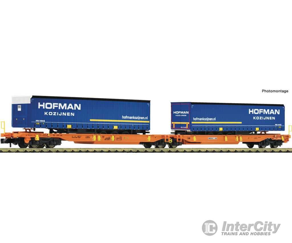 Fleischmann 6660118 N Articulated Double-Pocket Wagon T2000 Wascosa European Freight Cars