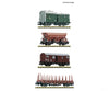 Fleischmann 6660119 N 4 Piece Set: Goods Train Db European Freight Cars