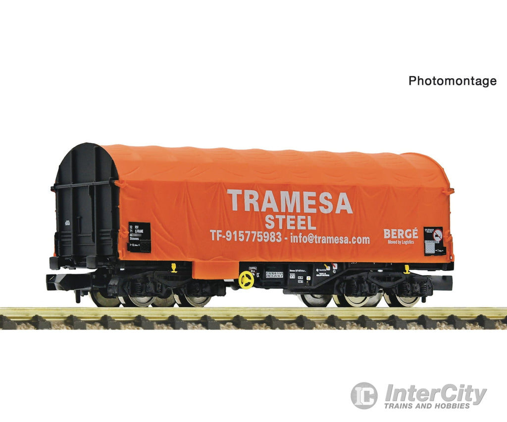 Fleischmann 6660125 N Slide Tarpaulin Wagon Tramesa European Freight Cars