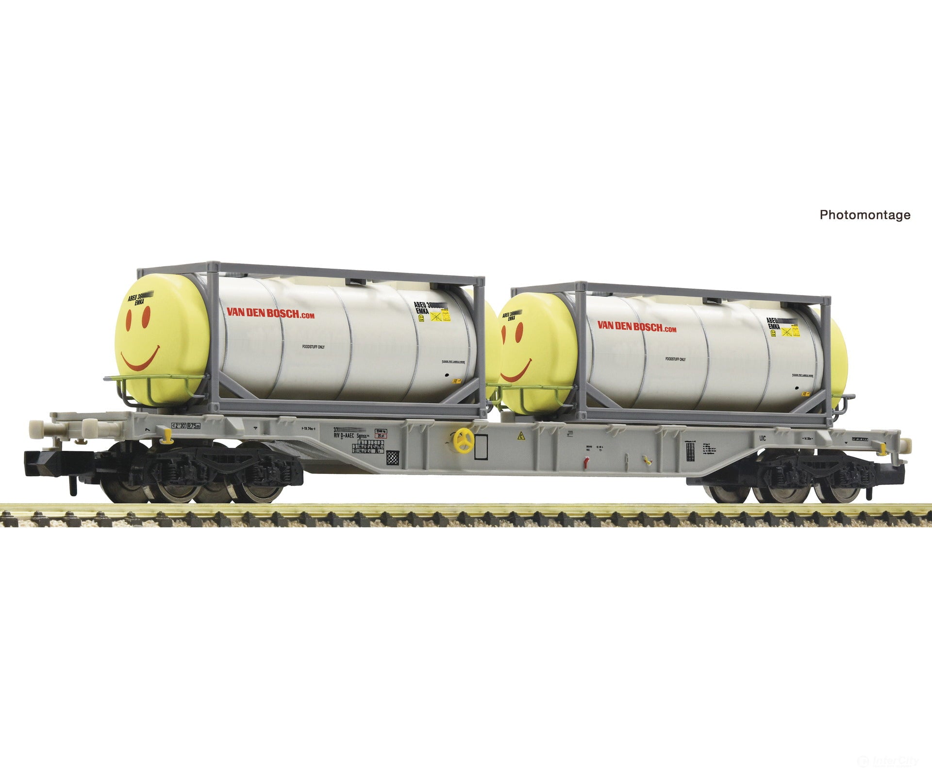 Fleischmann 6660126 N Container Carrier Wagon Aae European Freight Cars