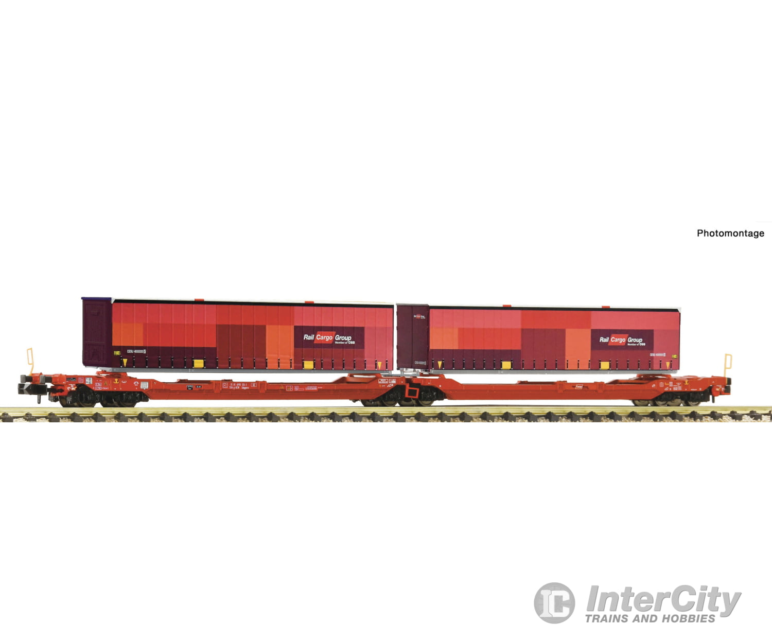 Fleischmann 6660133 N Articulated double-pocket T3000e ÖBB/RCW European Freight Cars
