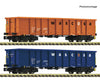 Fleischmann 6660140 N 2 piece set: Open goods wagons Wascosa European Freight Cars
