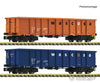 Fleischmann 6660140 N 2 piece set: Open goods wagons Wascosa European Freight Cars