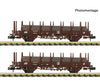 Fleischmann 6660143 N 2 piece set (2): Steel train ÖBB European Freight Cars