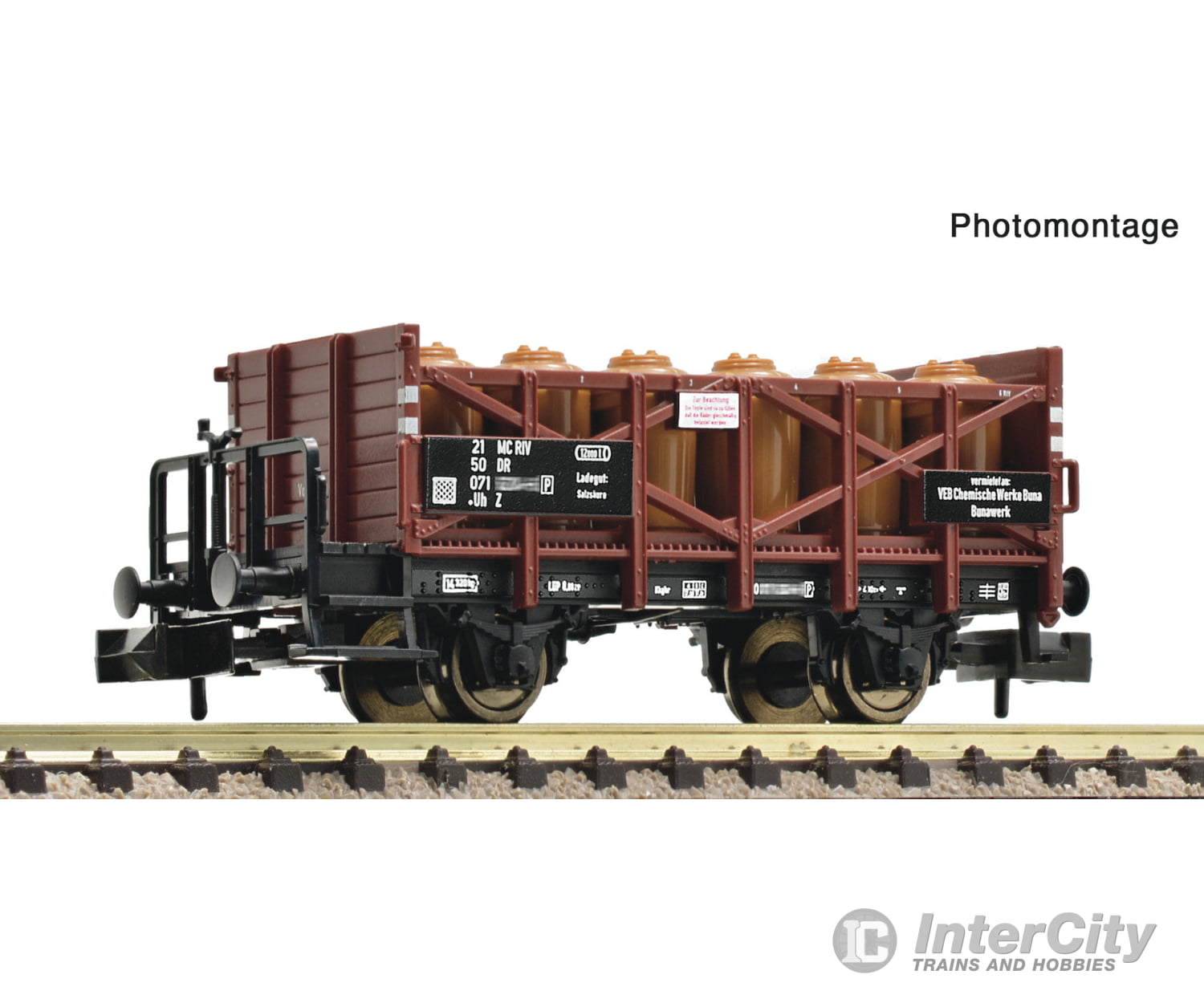 Fleischmann 6660145 N Acid pot wagon DR European Freight Cars