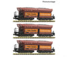 Fleischmann 6660150 N 3 piece set (2): Ore train DB European Freight Cars
