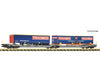 Fleischmann 6660151 N Articulated double-pocket wagon T3000e HUPAC European Freight Cars