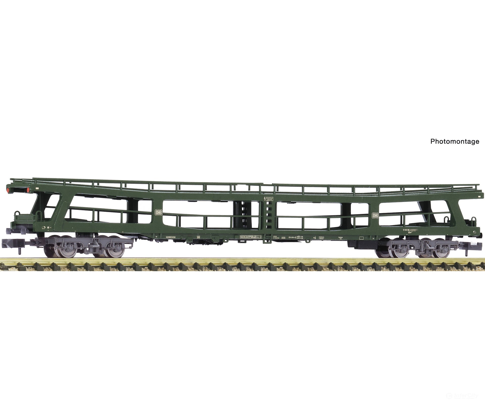Fleischmann 6660153 N Car carrier for passenger train DB European Passenger Cars