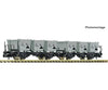 Fleischmann 6660154 N 2 piece set: Container carrier wagons SBB European Freight Cars