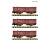 Fleischmann 6660158 N 3 piece set: Open goods wagons DR European Freight Cars